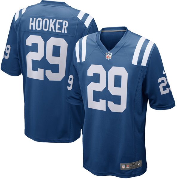 Customized Men Indianapolis Colts #29 Malik Hooker Nike Royal 2017 Draft Pick Game Jersey